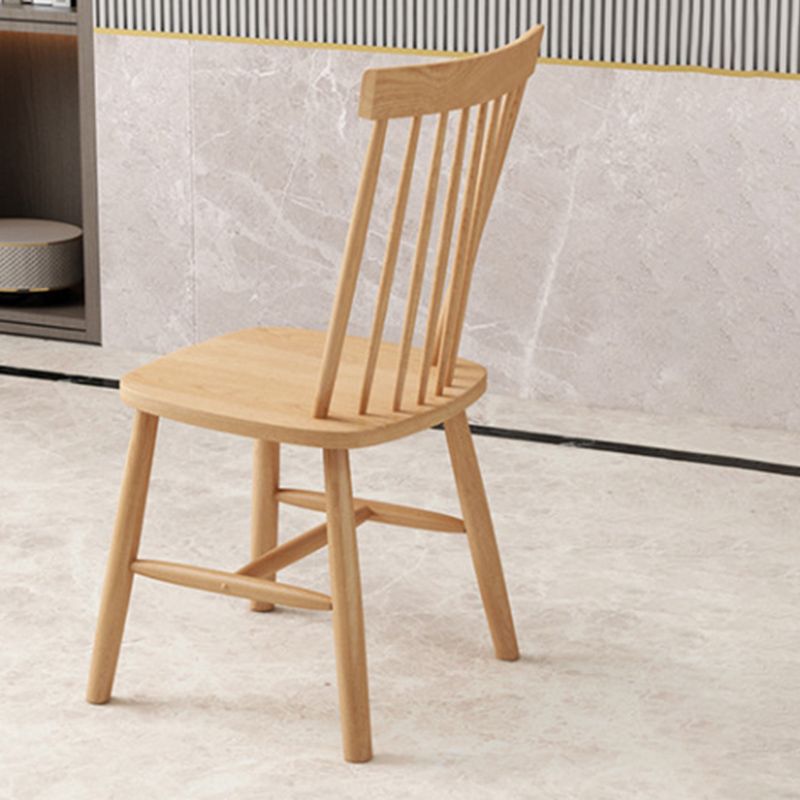 Contemporary 1/2/5/7 Pieces Furniture Rectangle Solid Wood Dining Table Set in Natural