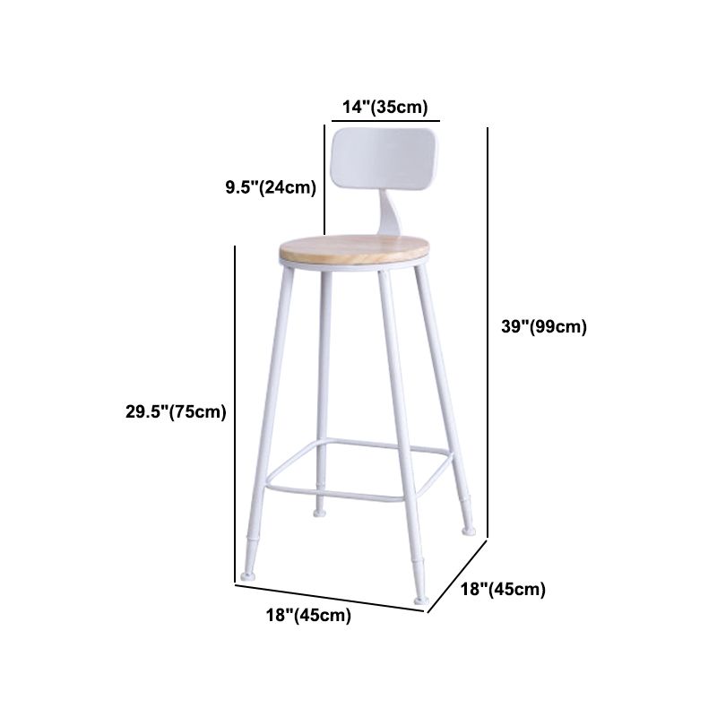 Modern Rectangular Pub Table Set 1/3 Pieces Wooden Counter Table with Backless Stools
