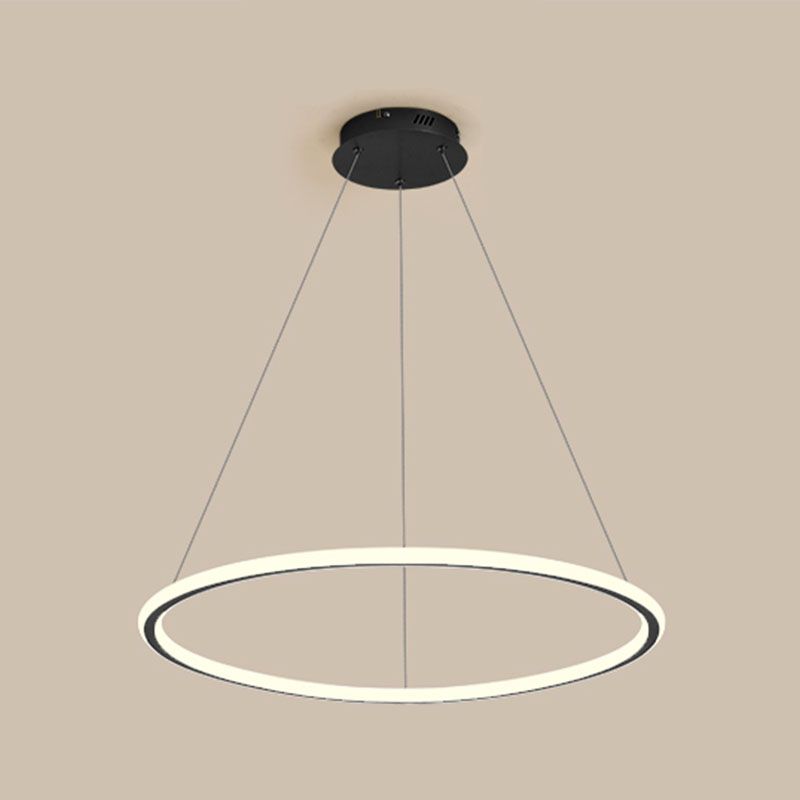 Luce di lusso moderno moderno moderno semplice a led lampadario a led lampadario per sala da pranzo