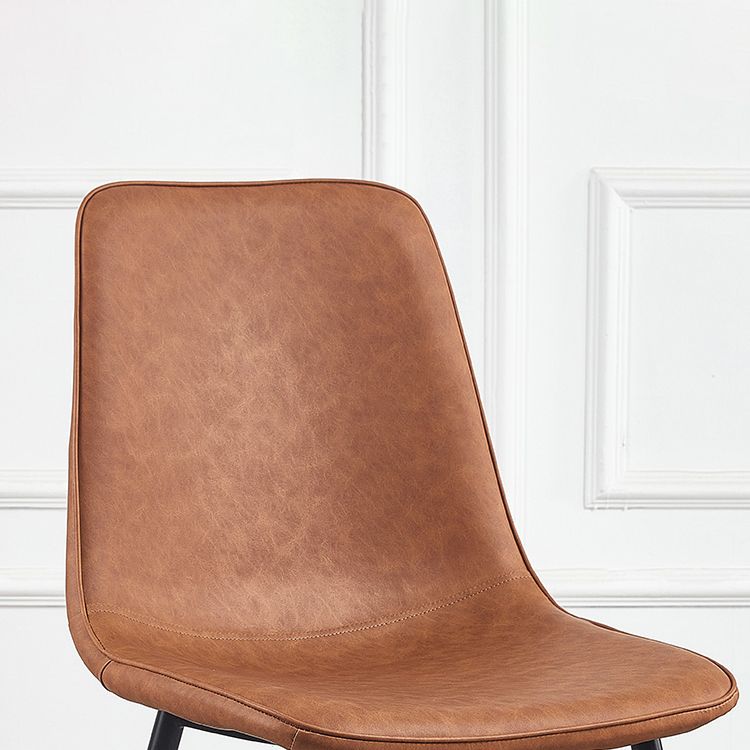 Sedie da cucina in stile moderno sedia da pranzo a bracciole con gambe metalliche