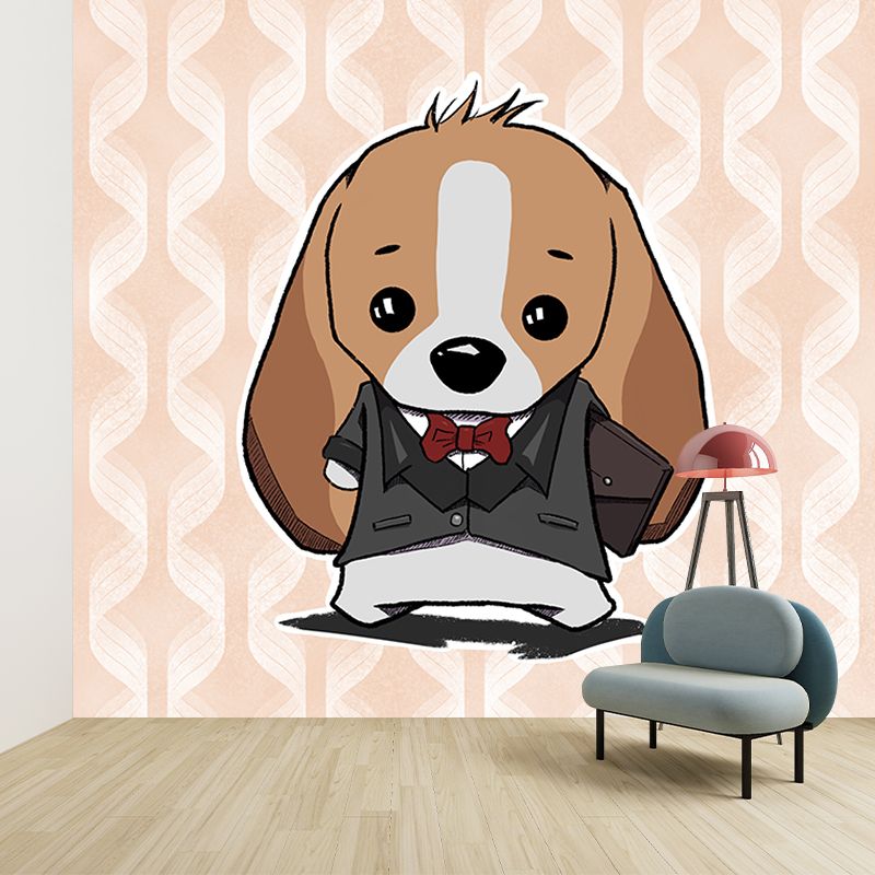 Illustration Animals Mural Mildew Resistant Wallpaper Sleeping Room Wall Mural