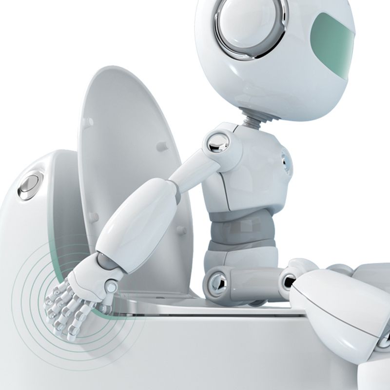 Modern Ceramic Flush Toilet Floor Mount Seat Included Urine Toilet for Bathroom