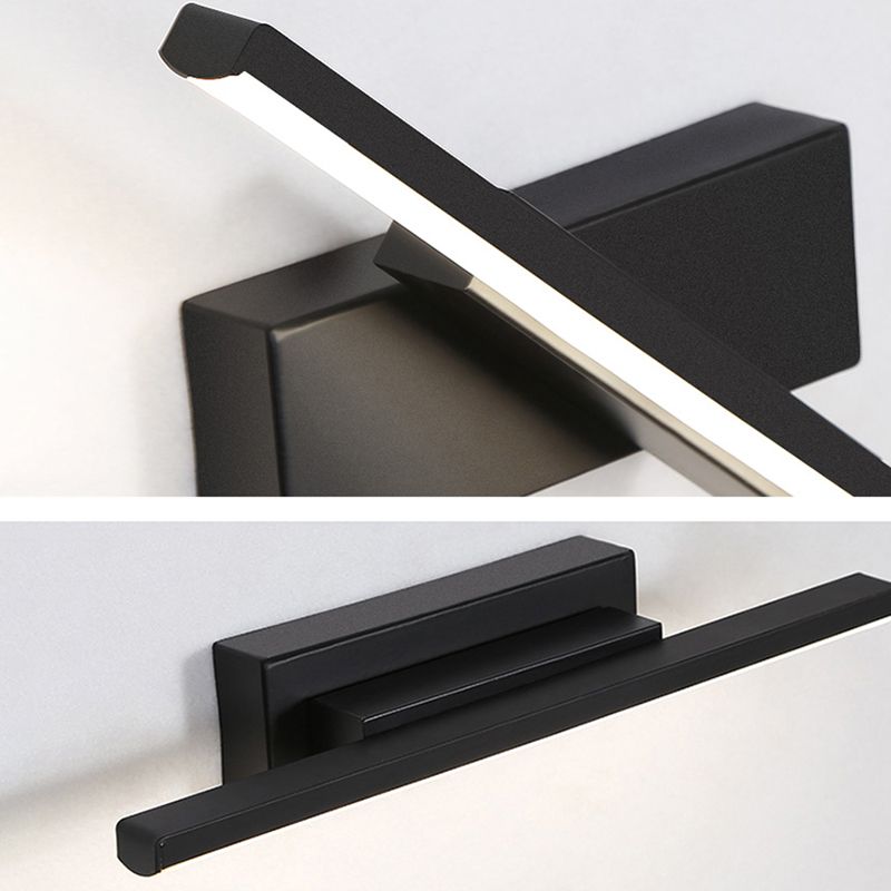 Modern Nordic Style Linear Wall Sconce Aluminum 1 Light Sconces for Study Bedroom