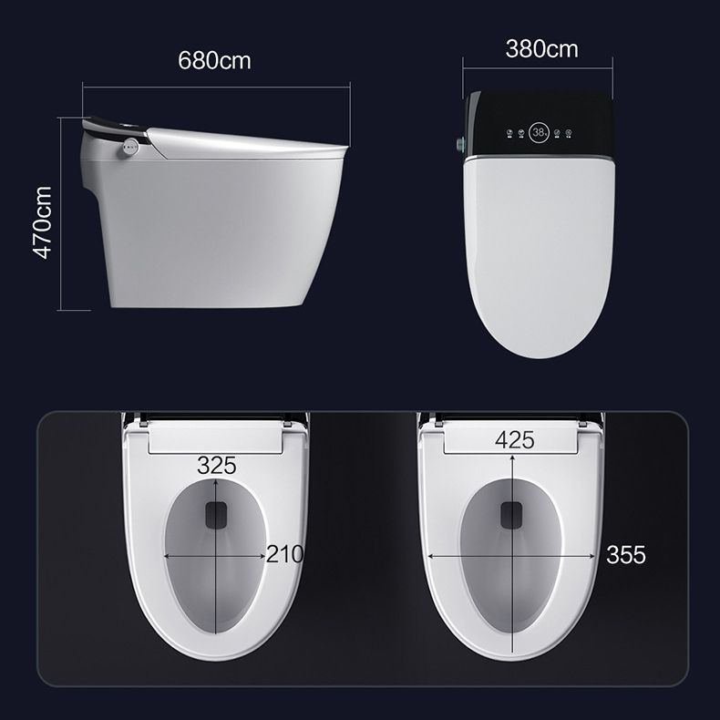 Contemporary All-In-One Toilet Floor Mounted Urine Toilet for Washroom