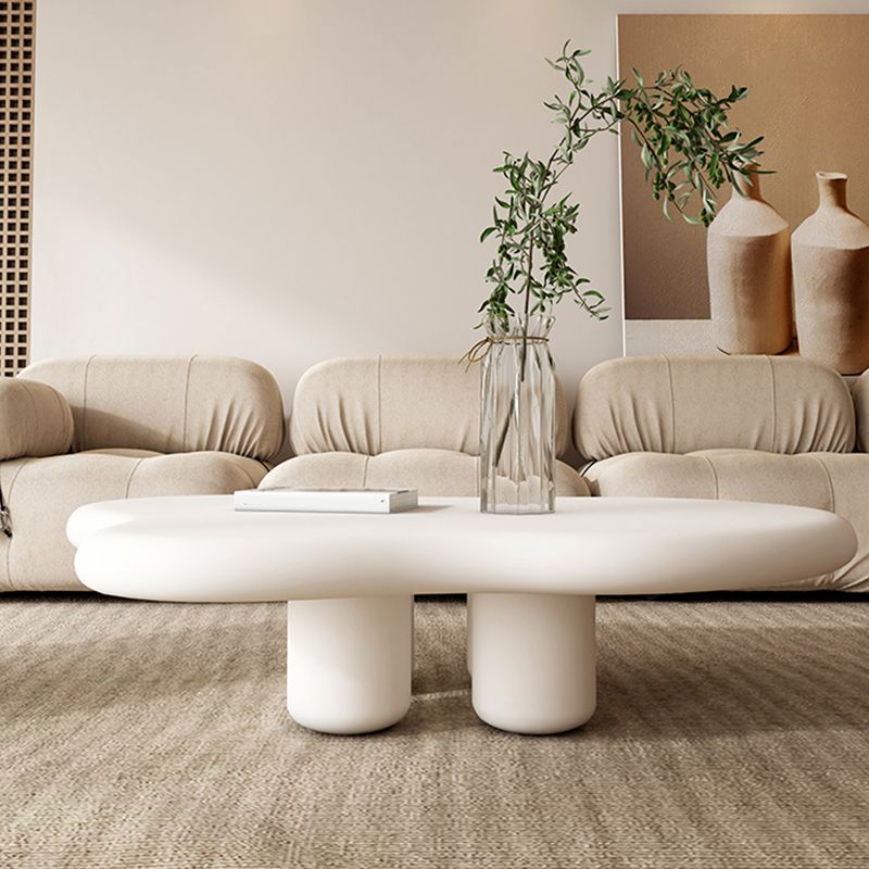 Scandinavian 4 Legs Coffee Table Geometric MDF Cocktail Table