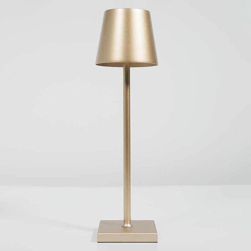 Lampe de table en métal avec commande tactile, lumière de table de cylindre pour le bureau