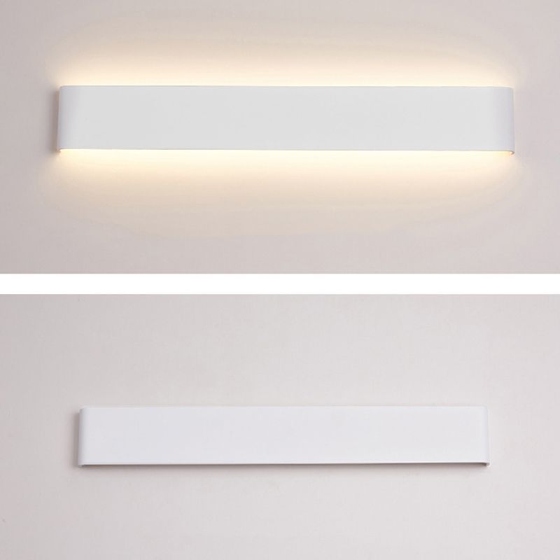 Square Shape Metal Wall Mount Lighting Modern Style 1-Light Wall Mounted Light Fixture