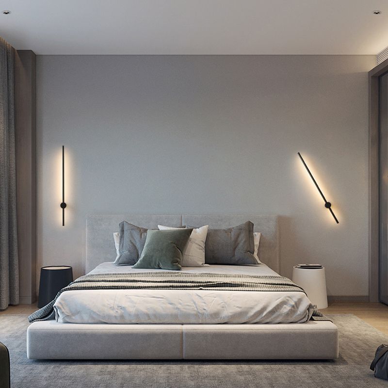 Linear Wall Light Fixture Modern Style LED Wall Light Sconce for Living Room