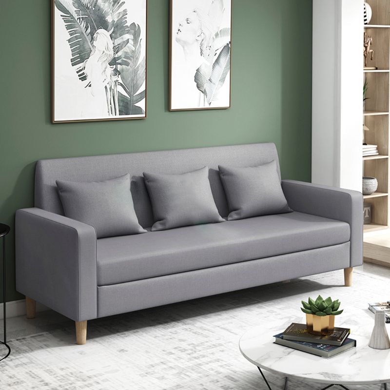28,35 "H Leinenquadratarm modernes Sofa mit enges, rutschloser Sofa