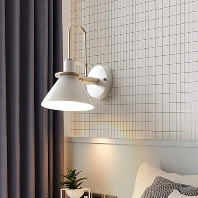Nordic Simplicity Lights Wall Lights Metallic Gnonce Lights pour le chevet