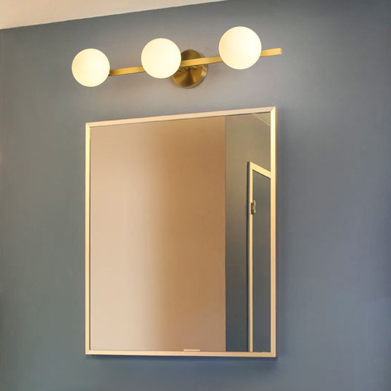 BUBLE SCONCE LARMA SCHEGGIO MIMERISTRO MITERISTRO IL LIMINE DELLA parete Gold Gold per il bagno