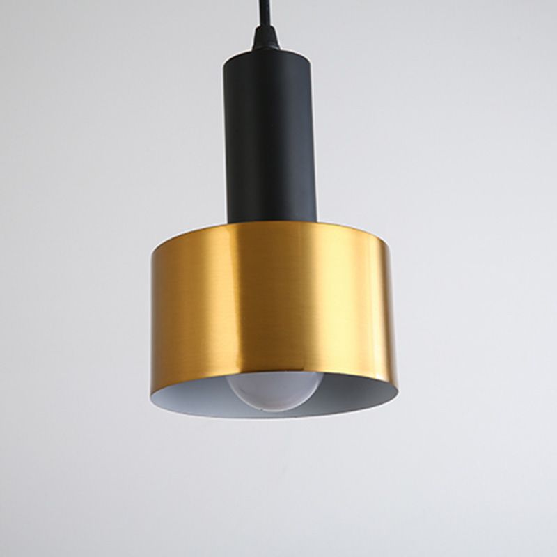 Geometric Hanging Light Fixtures Modern 1-Light Suspension Lamp with Acrylic Shade