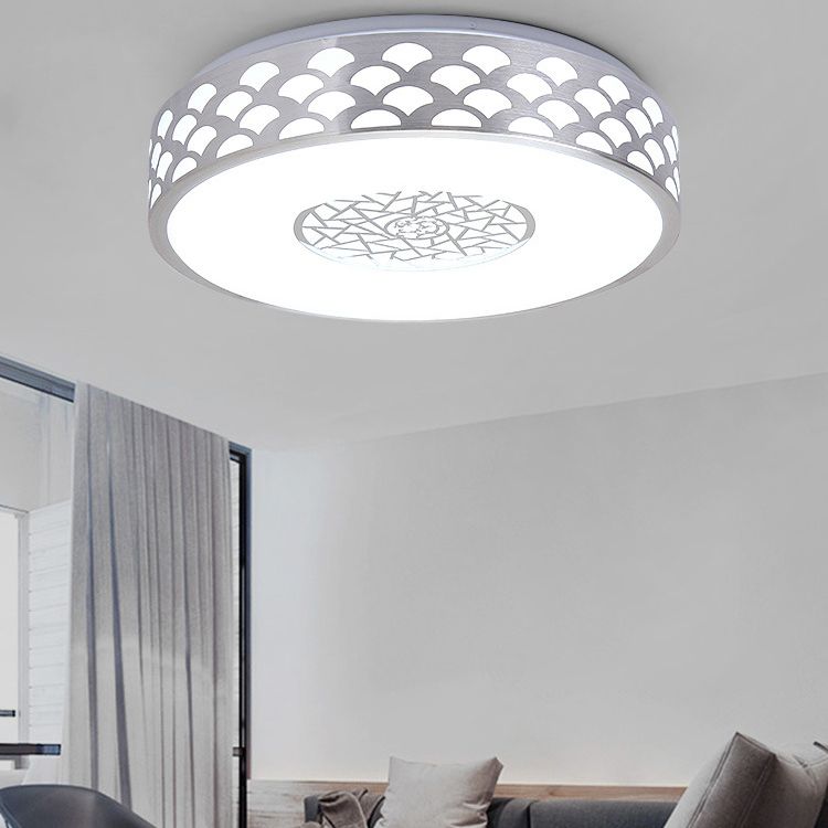 Round Flush Mount Light Acrylic Modern Simplicity Flush Mount Spotlight for Living Room