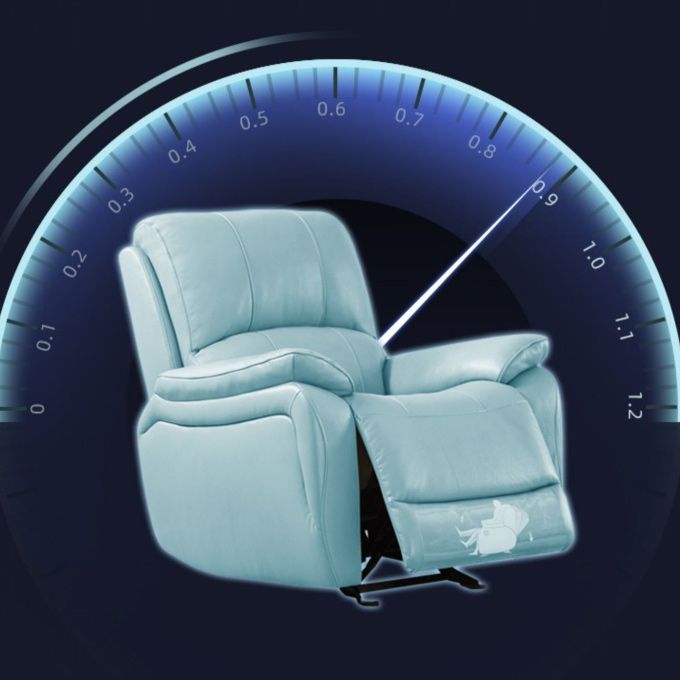 Modern Recliner Chair USB Charge Port Solid Color Standard Recliner