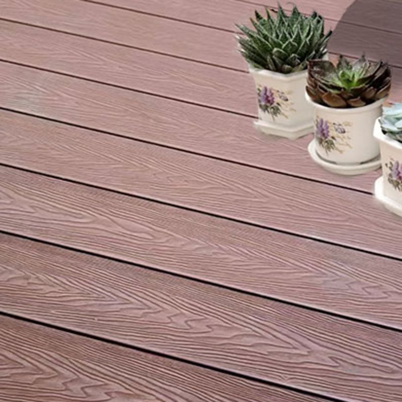 Deck Plank Wooden Waterproof Snapping Embossed Decking Tiles