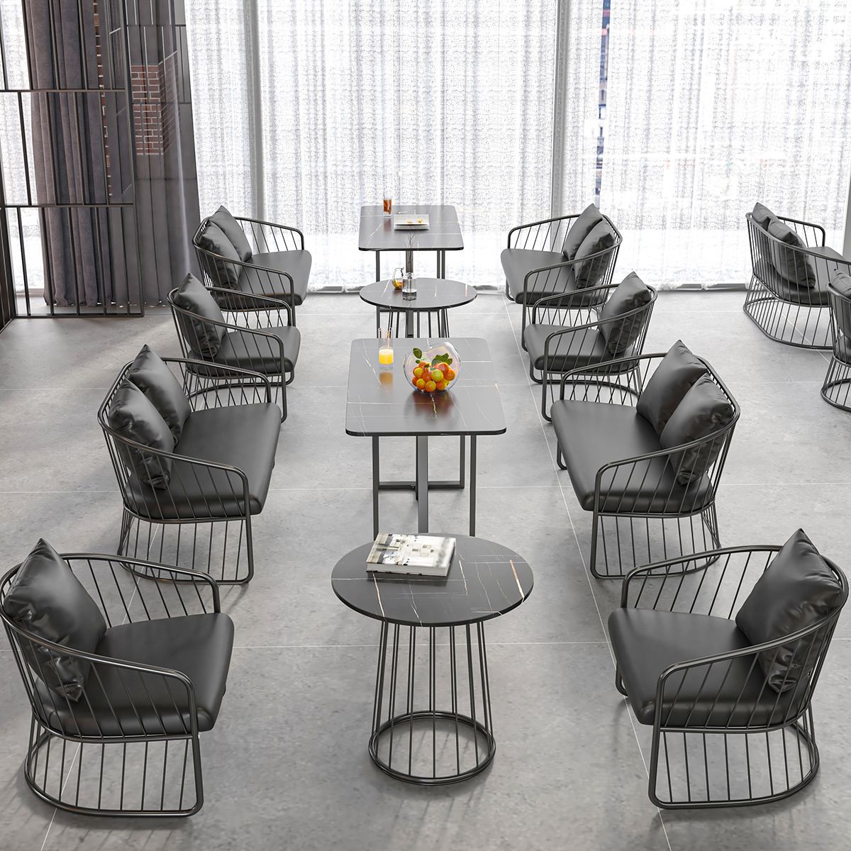 Stone Dining Room Collection Industrial Style Dining Site Table for Dining Room