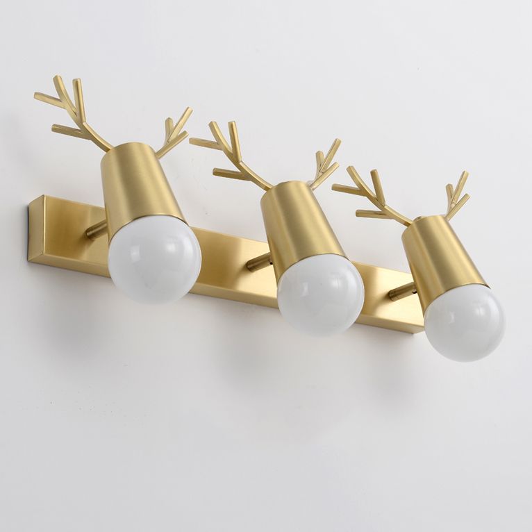 Applexion murale en verre blanc moderne miroir de toilette américaine Lumière légère légère