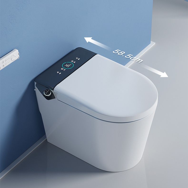Modern Heated Seat Toilet Bowl Floor Mount ABS Toilet with Toilet Seat