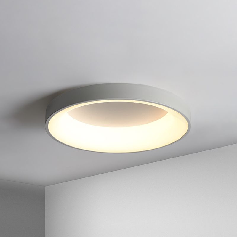 Metal Circular Rubor montura de techo Lámpara Nórdica Estilo Nórdico Iluminación de montaje para dormitorio