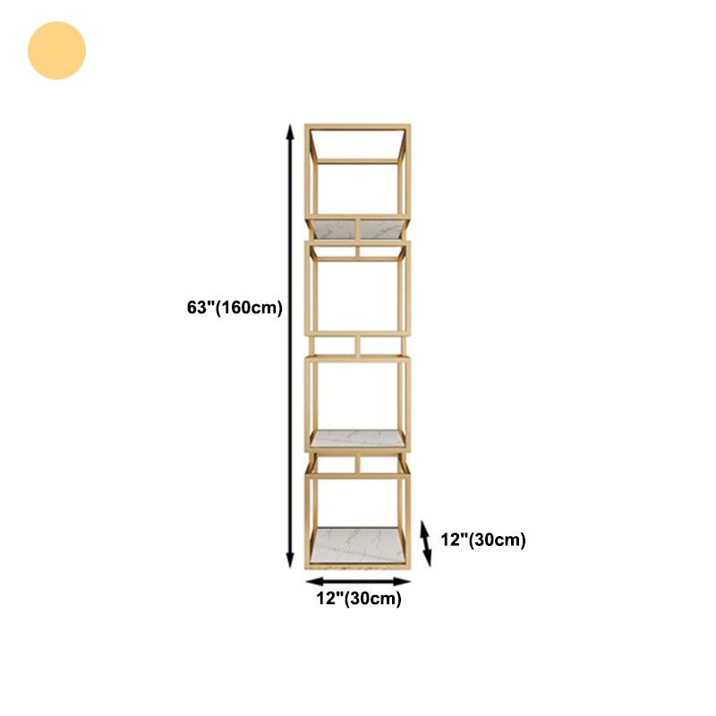 11.81 "W libreria in stile glam in stile libreria aperta per la sala da studio in ufficio