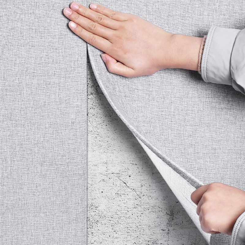 Modern Flax Wall Covering Paneling Textured Wall Interior Anti-collision Plank