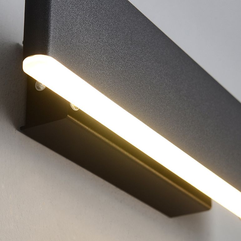 Luz de lectura rectangular de la pared acrílica de metal LED para la luz de la pared de lectura rectangular para la cama