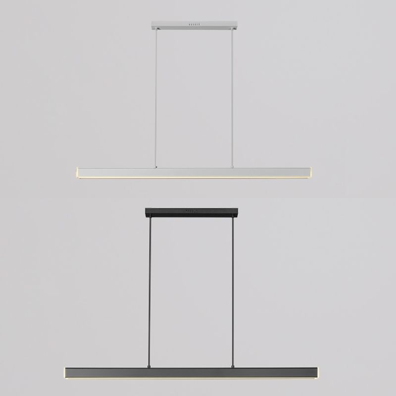 Simplicity LED Island Lighting Fixtures Dining Room Long Strip Hanging Lamp