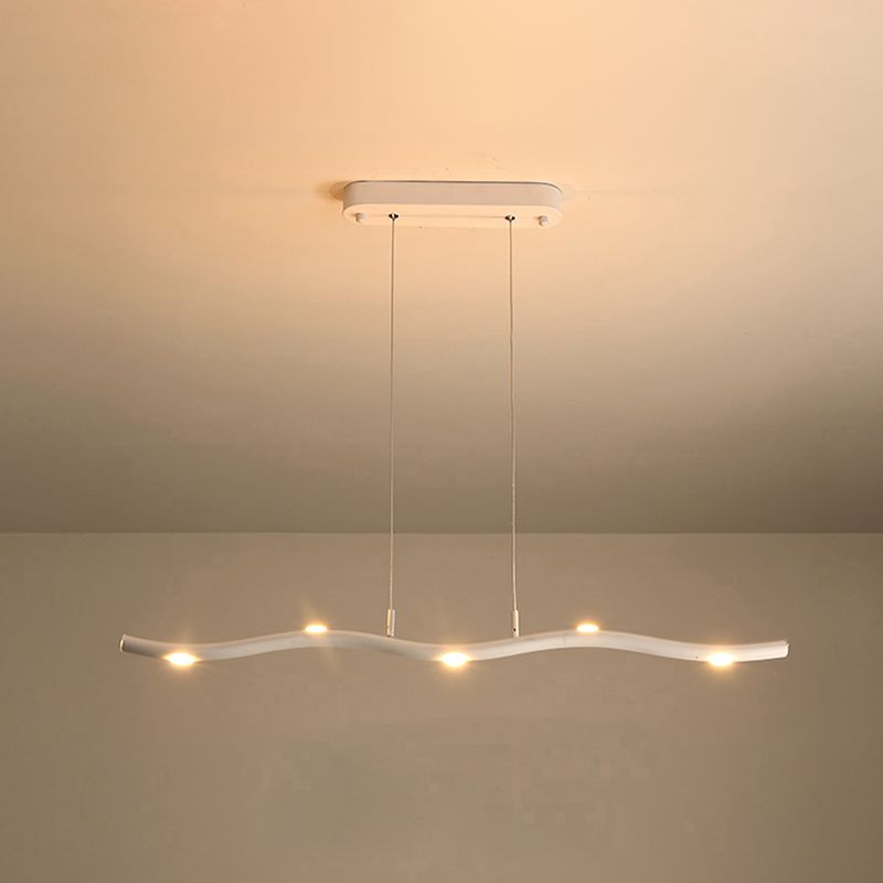 Contemporary Pendant Lights Linear Metal Island Light Fixtures