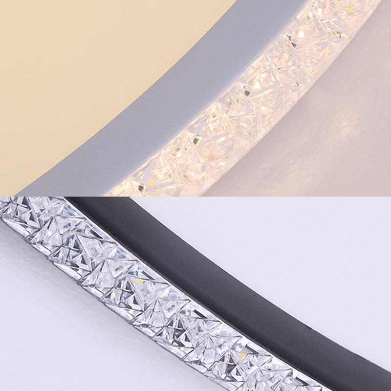 Eenvoudige Disk Shaped Flushmount Verlichting Acryl Slaapkamer Oppervlak Gemonteerd LED Plafond Licht