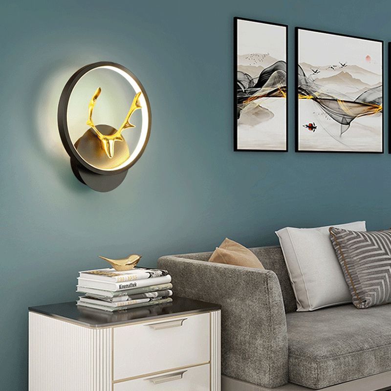 Luci da parete a forma di geometria Luci da monte in metallo per bambini per camera da letto