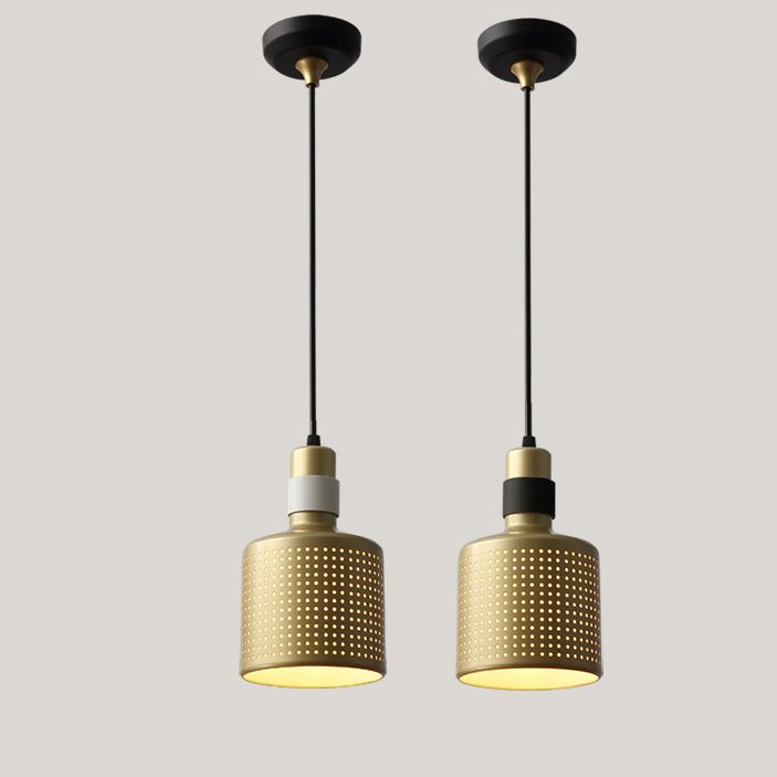 Cilinder hanger verlichtingsarmatuur eigentijdse stijl metaal omlaag verlichting hanger