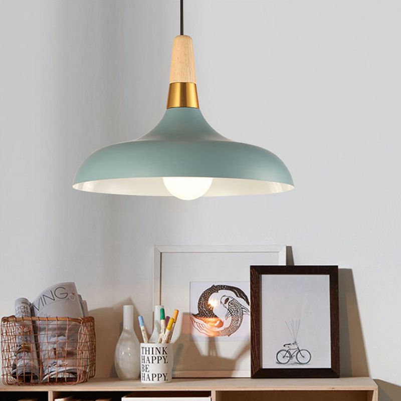 Metal Barn Pendant Light Fixture Modern Style Down Lighting Pendant for Living Room