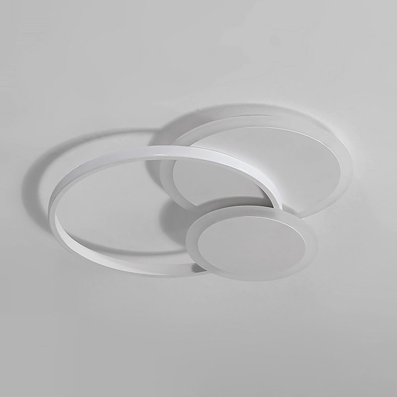 Cirkel inbouwverlichting Acryl Moderne eenvoud Inbouwplafondverlichtingsarmaturen voor slaapkamer
