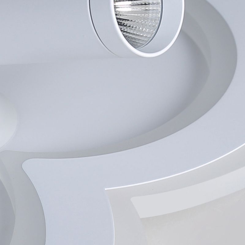 Lampada da soffitto a forma di nuvola Lampada da soffitto a LED nordica con montaggio a incasso in metallo