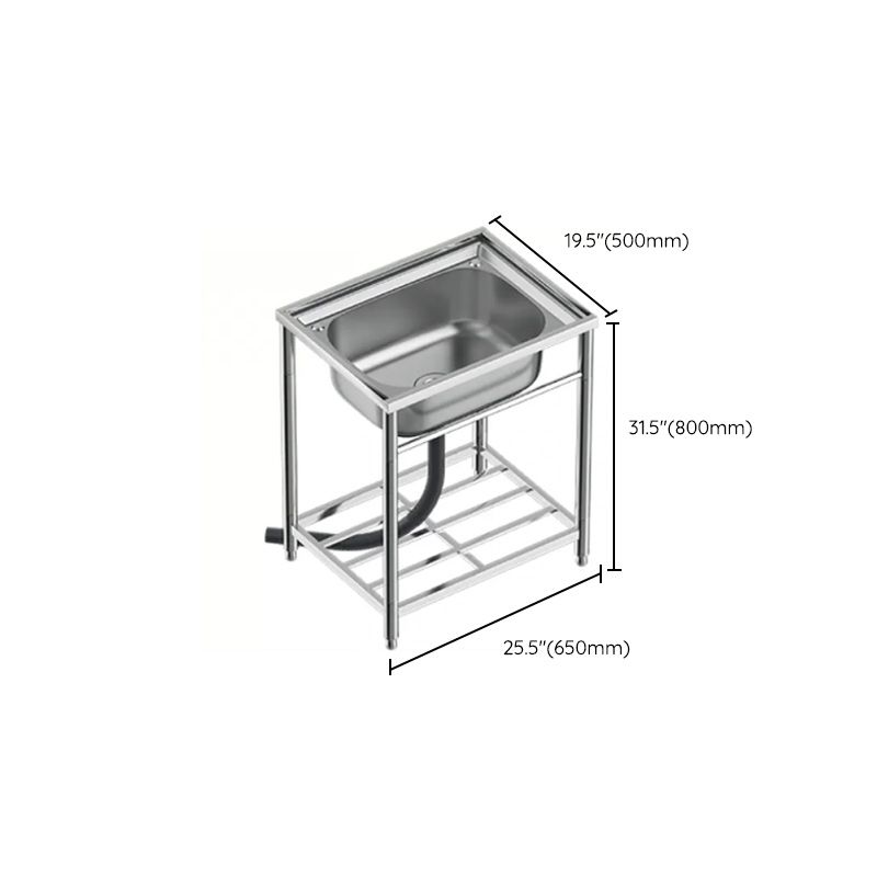 Modern Style Kitchen Sink All-in-one Kitchen Sink with Drain Assembly