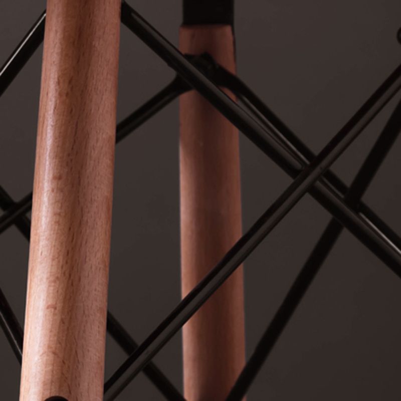 Sedia da sala da pranzo in plastica in stile moderno sedia posteriore solido per cucina