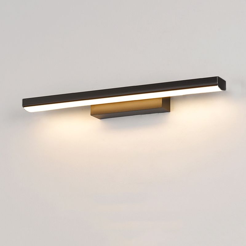 Style minimaliste moderne de style cylindrique de vanité murale lumineux acrylique 1 luminaire mural de vanité légère