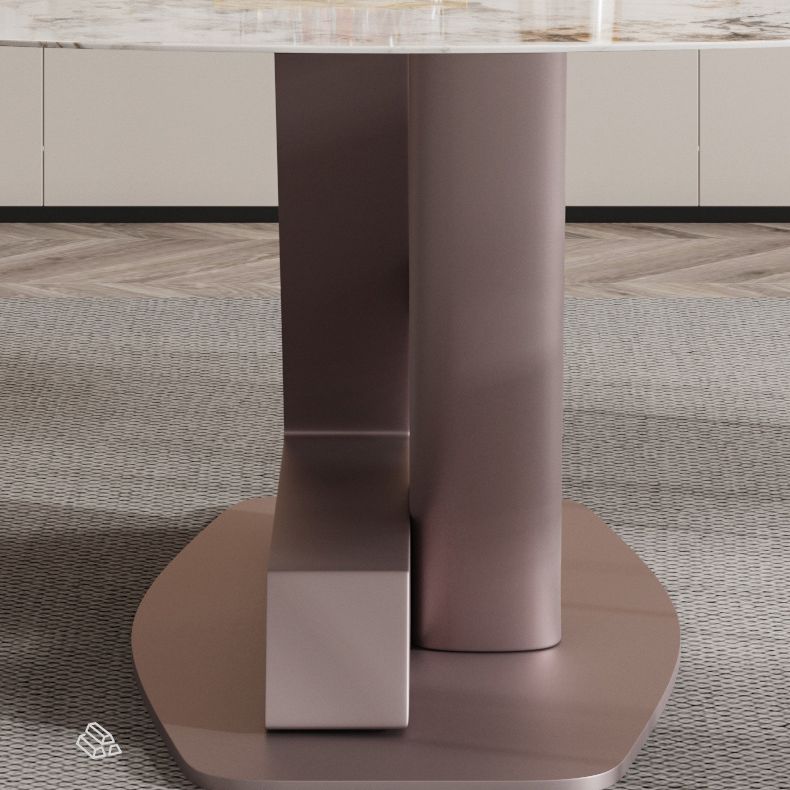 Nordic 1/5/7 Pieces Rectangle Dining Set Sintered Stone Top Dining Room Table Set