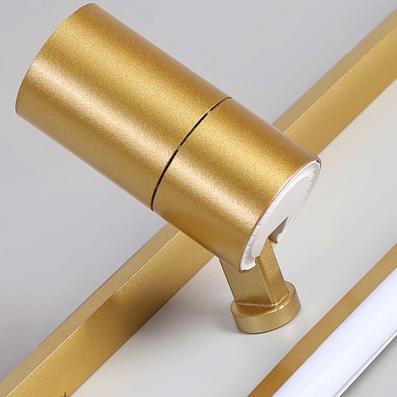 Modern LED Ceiling Lamp with Spotlight Gold Flush Mount Light for Clothing Shop