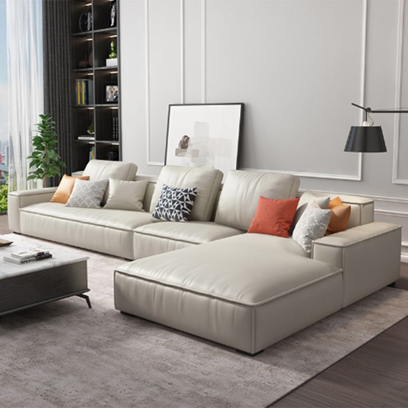 Nordic Style Sofa Bed Sponge/latex Cushion Filled Imitation Leather/sofa