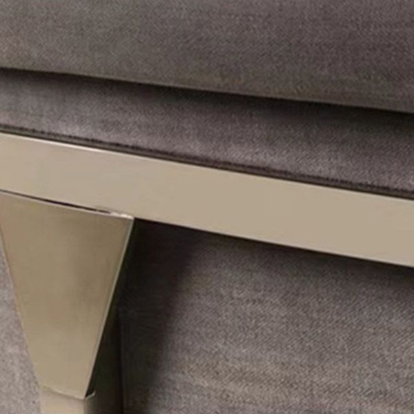 Glam Style Dining Chair Upholstered Arm Chair for Dining Room