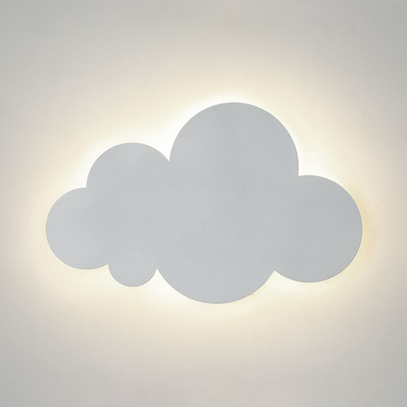 Single Modern White Wall Mounted Sconce Unique Wall Light for Foyer