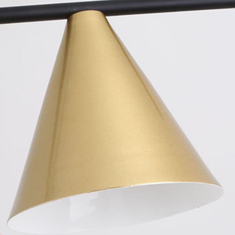 3/4/5-Light Modern Golden Ceiling Light Metal Unique Shaded Kitchen Island Lighting