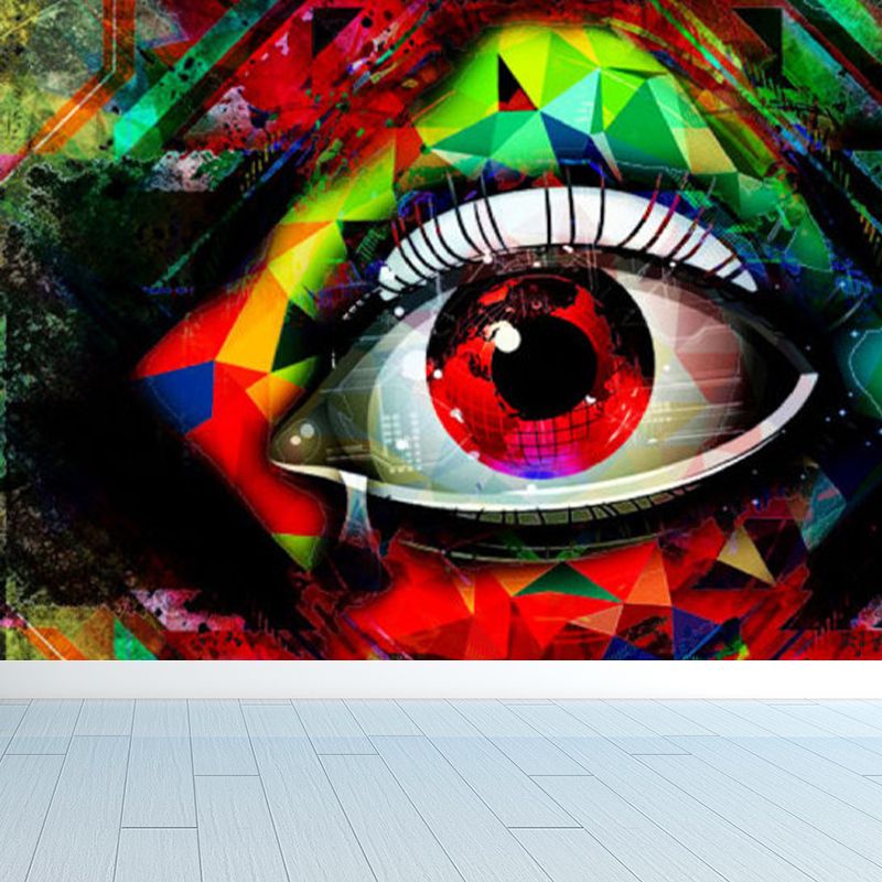 Cool Graffiti Mural Wallpaper for Boys Bedroom Entertainment Wall Decor, Made to Measure