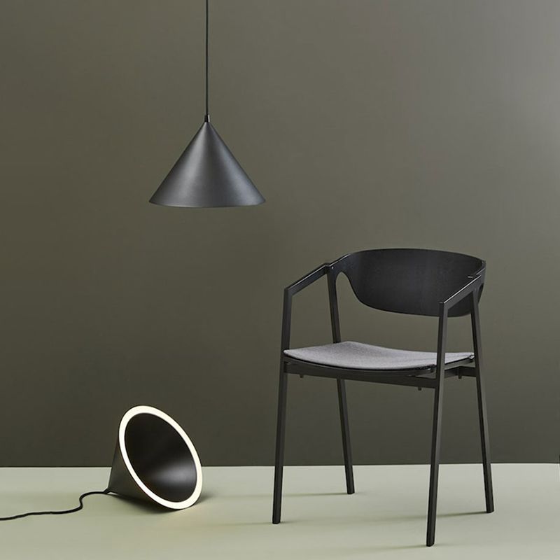 Macaron suspension de luminaire suspendu à 1 lumière avec une teinte en plastique pour le salon