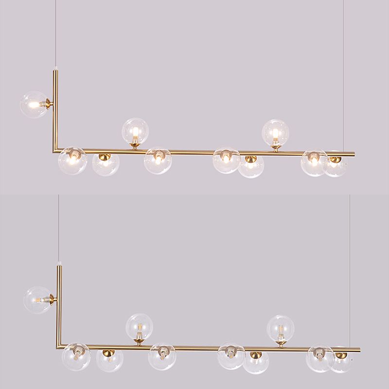 10 Lichte keukeneiland hanglage lineaire hanglampen eiland verlichtingsarmaturen