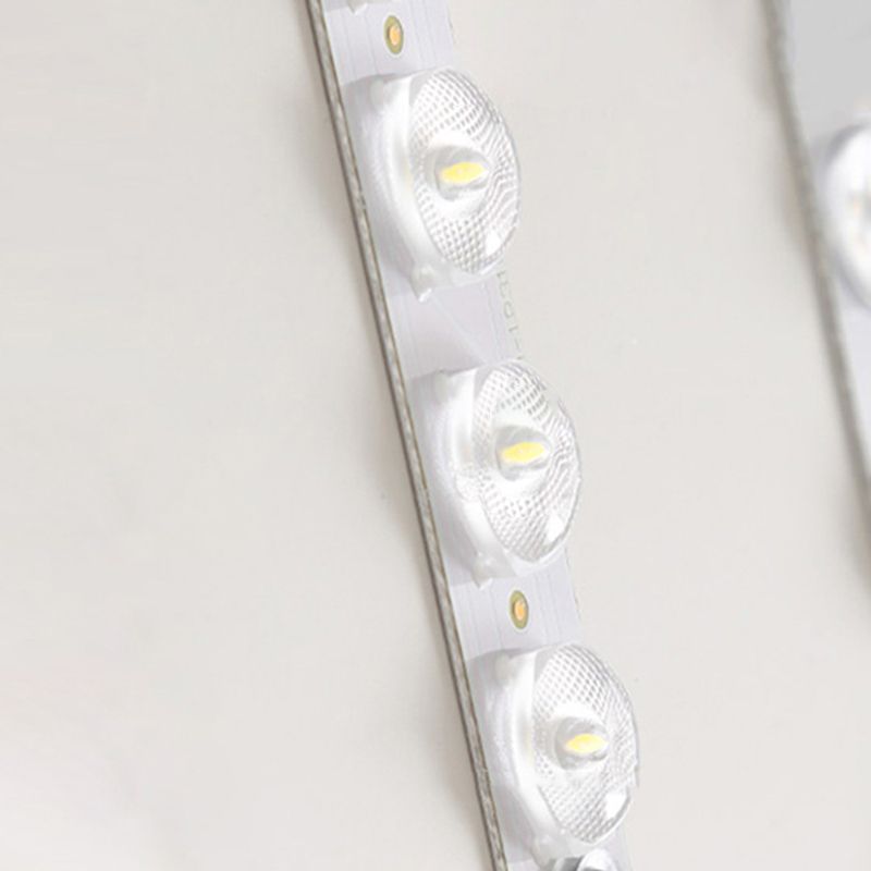 Modernism Metal Ceiling Light White/Black Flush Mount Lighting for Foyer