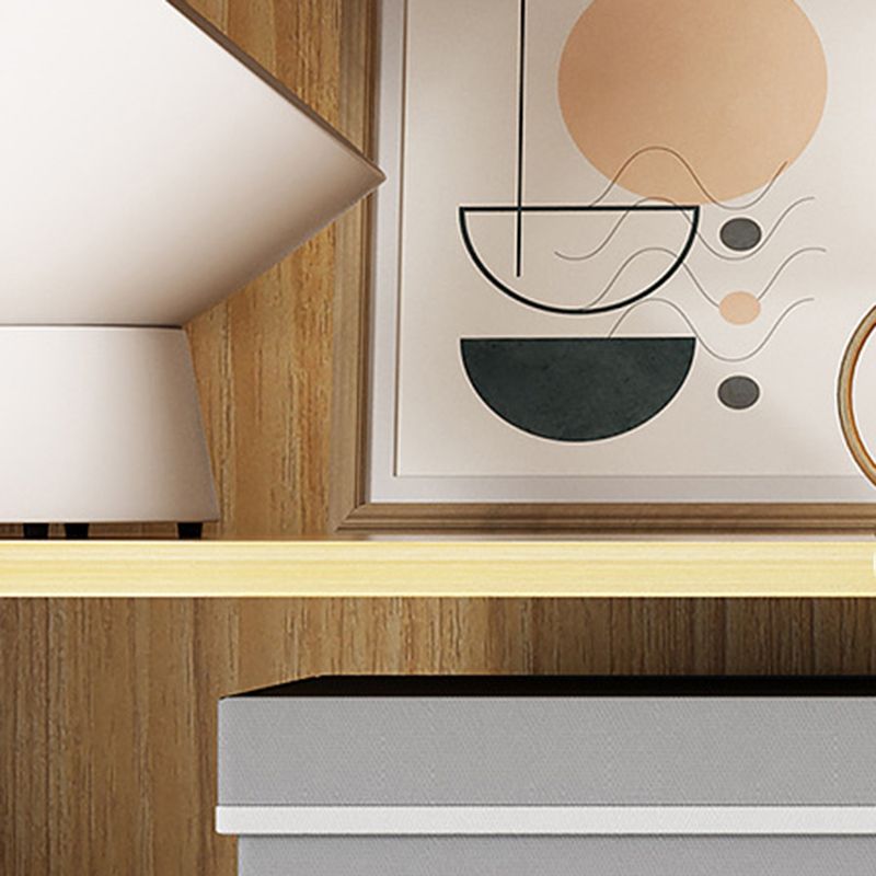 Closed Back Bookcase Engineered Wood Bookshelf for Home Office Study Room