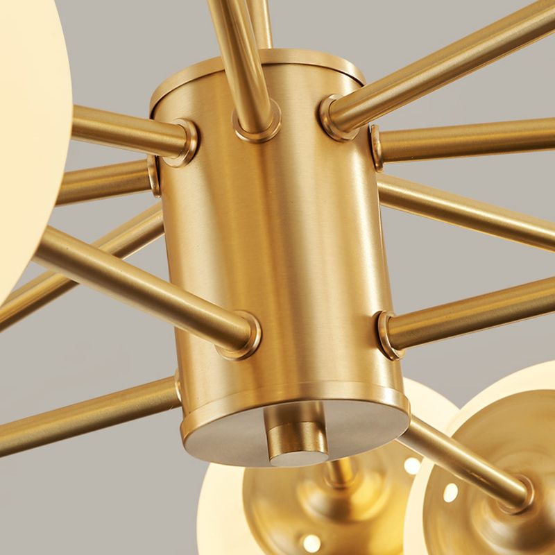 Balls Chandelier Light Fixture Simplicity-Style Glass Pendant Lighting Fixture for Bedroom