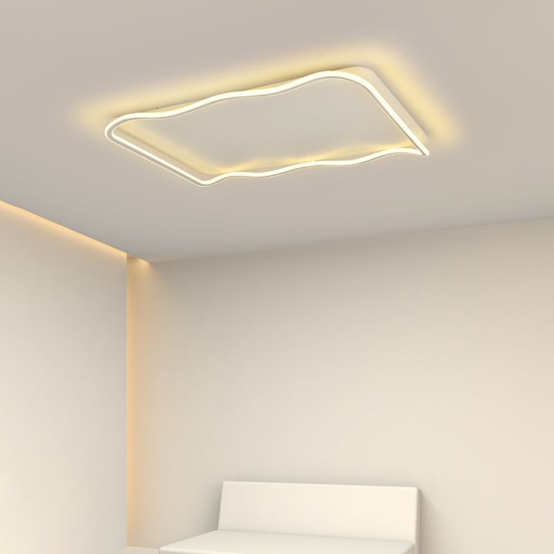 1-Licht geometrische moderne Flush-Leuchte LED Metall Deckenleuchte für Schlafzimmer
